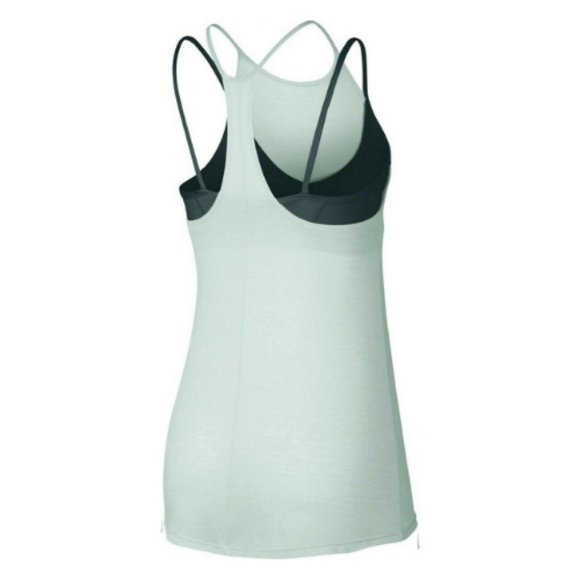 Nike Women Dri-Fit 2-Layer Training Tank Top Shirt - Picture 2 of 2